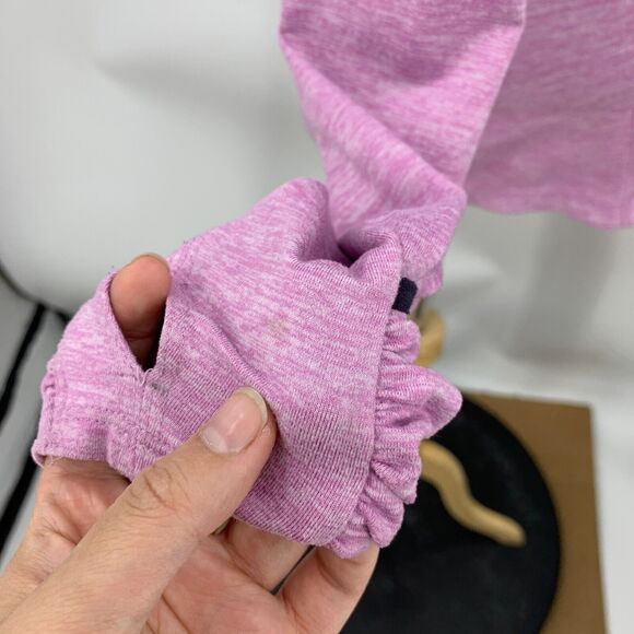 Nike Running Element Hooded Jacket Womens XS Purple Dri Fit Flat Seam Thumbholes - Picture 6 of 16